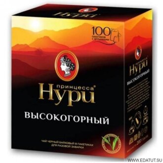 Чай Принцесса Нури Высокогорный черн. с/я 2г*100пак*18 /0201-18/ Чай Принцесса Нури Высокогорный черн. с/я 2г*100пак*18 /0201-18/