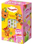 КФТ ТРИ КОТА BUBBLE BAR Жеват. резинка в блистере 12г*10*24 /52327/