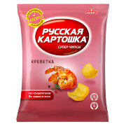 Чипсы Русская картошка  50г*24 Креветки