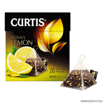 Curtis Чай Sanny Lemon черн.20пак.*12 короб  /27120 Curtis Чай Sanny Lemon черн.20пак.*12 короб  /27120