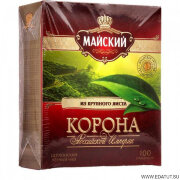 Майский Чай "Корона Рос. Империи" чёрн.100гр*16 короб /26498/
