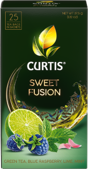 Curtis Чай Sweet Fusion зел.  25 сашет*12 /27185/ Curtis Чай Sweet Fusion зел.  25 сашет*12 /27185/