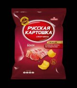 Чипсы Русская картошка  80г*16 Бекон