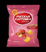 Чипсы Русская картошка  80г*16 Камч. краб