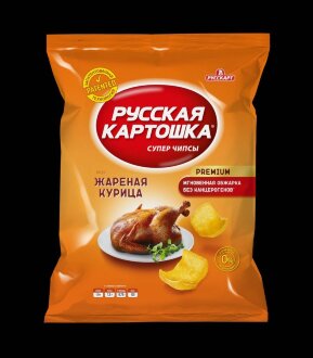 Чипсы Русская картошка  80г*16 Курица Чипсы Русская картошка  80г*16 Курица