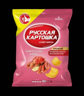 Чипсы Русская картошка 200г*6 Камчатский краб Чипсы Русская картошка 200г*6 Камчатский краб