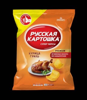 Чипсы Русская картошка 200г*6 Курица Гриль Чипсы Русская картошка 200г*6 Курица Гриль