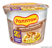 Пюре "Роллтон" 40гр*24 (жар.лисички со сметаной) стакан