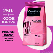 Кофе Coffesco "ALLURE"в зернах 250гр. м/у*12шт /28167/