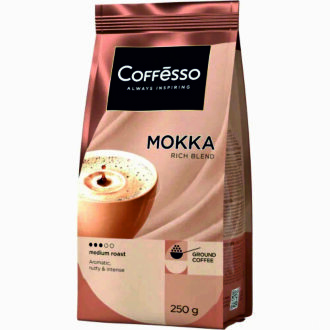 Кофе Coffesco &quot;МОККА&quot; молотый 250г м/у*12шт /28163/ Кофе Coffesco "МОККА" молотый 250г м/у*12шт /28163/