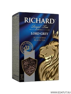 Richard Чай Lord Grey сред.лист 90г*14 шт/26745/ Richard Чай Lord Grey сред.лист 90г*14 шт/26745/