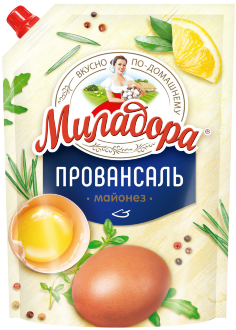 Майонез МИЛАДОРА 630мл*7 Провансаль 50%  д/пак Майонез МИЛАДОРА 630мл*7 Провансаль 50%  д/пак