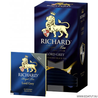 Richard Чай Lord Grey черн 25пак*12 короб /27846/ Richard Чай Lord Grey черн 25пак*12 короб /27846/