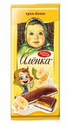 Шоколад ТМ "Красный октябрь" "Аленка" Крем банан 87гр*10