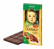 Шоколад ТМ "Красный октябрь" "Аленка" молочный с фундуком 90гр*15