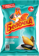 Семечки СОЛЁНЫЕ "Белочка"    35гр*100