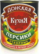 Персики половинки "Донская кухня"  850мл.*12 ж/б/1985/