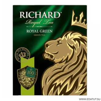 Richard Чай Royal Green зел.100пак*6 корб /26741/ Richard Чай Royal Green зел.100пак*6 корб /26741/