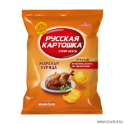 АКЦИЯ -30% Чипсы Русская картошка  140г*9 Жареная Курица