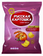 АКЦИЯ -30% Чипсы Русская картошка  140г*9 Креветка