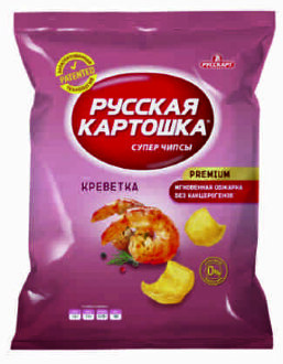 АКЦИЯ -30% Чипсы Русская картошка  140г*9 Креветка АКЦИЯ -30% Чипсы Русская картошка  140г*9 Креветка