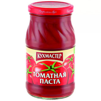 Томатная паста &quot;Кухмастер&quot; 480гр*8 ГОСТ ст/б Томатная паста "Кухмастер" 480гр*8 ГОСТ ст/б