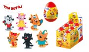 КФТ MAGIC EGG ТРИ КОТА Мармелад в пласт.яйце с игрушкой 10гр*6*12 /47246/