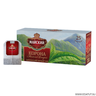 Майский Чай &quot;Корона Российской Империи.&quot; черн. 25пак*18 короб /28409/ Майский Чай "Корона Российской Империи." черн. 25пак*18 короб /28409/