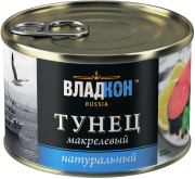Тунец макрелевый  "АКВАТОРИЯ" натур. 230гр*24 №5 ГОСТ ж/б Ключ /1865/