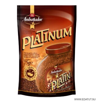 Кофе раств. Ambassador Platinum 75гр*12 м/у*** Кофе раств. Ambassador Platinum 75гр*12 м/у***