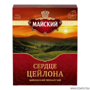 Майский Чай "Сердце цейлона" чёрн.100пак*6 короб /25785/