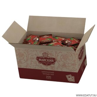 Майский Чай &quot;Чёрный&quot;  400г*1 (200сашет*2гр)/27269/Хорека Майский Чай "Чёрный"  400г*1 (200сашет*2гр)/27269/Хорека