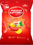 Чипсы Русская картошка  105г*10 Сладкий чили