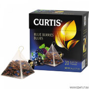 Curtis Чай Blue Berries Blues 20 пирам*12 короб Ягодный блюз /27112/