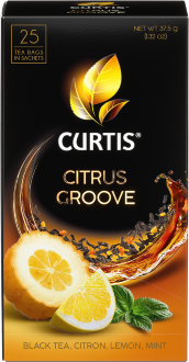 Curtis Чай Citrus Groove черн. 25 сашет*12 /27183/ Curtis Чай Citrus Groove черн. 25 сашет*12 /27183/