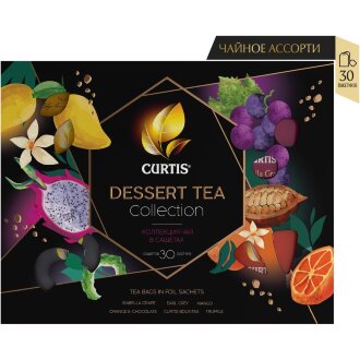 Curtis Чай Dessert Tea Collection 58,5 гр*10 (сашет) /19284/19788/25166 Curtis Чай Dessert Tea Collection 58,5 гр*10 (сашет) /19284/19788/25166