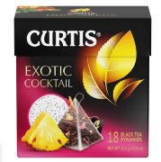 Curtis Чай Exotic Cocktail черн. 20пирам*12 короб Экзотический Коктейль/20332/