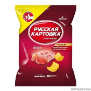Чипсы Русская картошка  140г*9 Бекон
