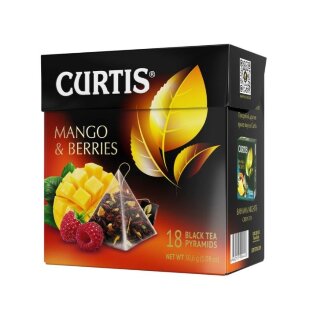 Curtis Чай Mango &amp; Berries черн. 20пирам*12 короб Манго и Ягоды/20334/ Curtis Чай Mango & Berries черн. 20пирам*12 короб Манго и Ягоды/20334/