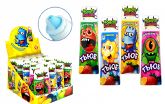 ХОЛ.Сахарная конф с кислой пудрой МОНСТР КОЛЛЕКШН тьюб 10гр*20*30 DE-091/7340/ ХОЛ.Сахарная конф с кислой пудрой МОНСТР КОЛЛЕКШН тьюб 10гр*20*30 DE-091